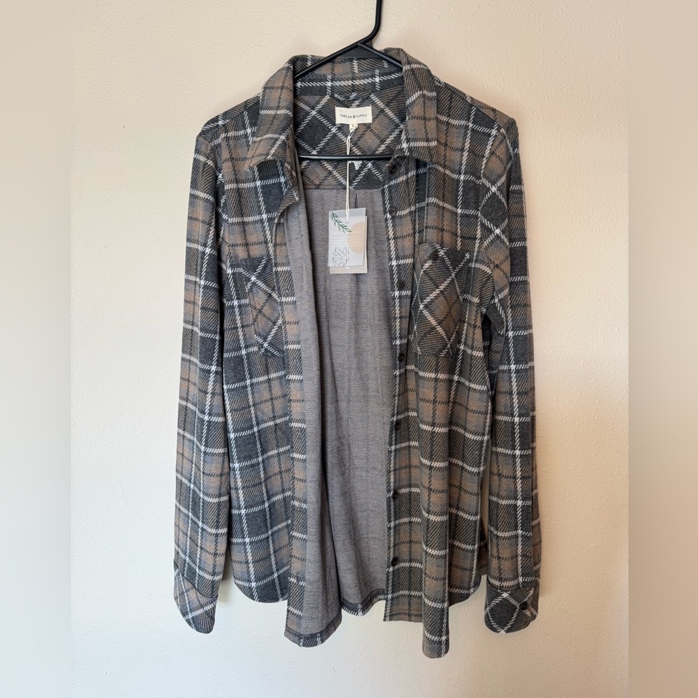 Thread & Supply Free Falling Plaid Shirt